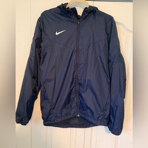 Navy Nike Rain Jacket Size Small